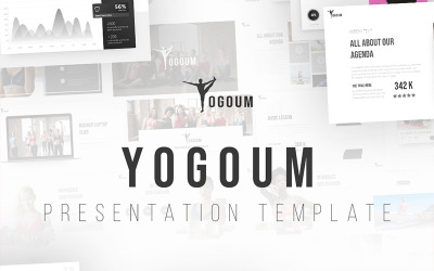 Yogoum - Yoga PowerPoint template