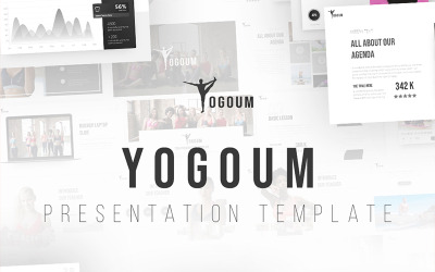 Yogoum - 瑜伽的PowerPoint模板