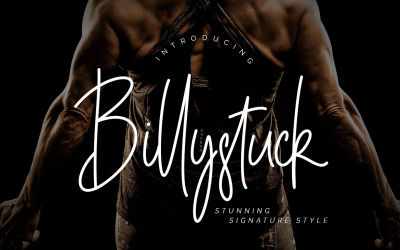 Carattere firma Billystuck