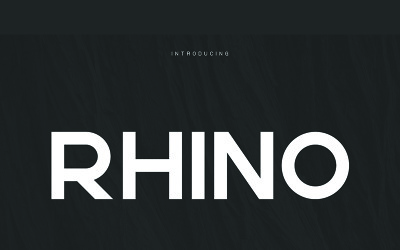 Carattere Rhino