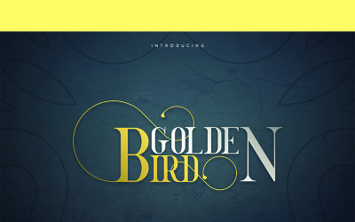 Golden Bird typsnitt