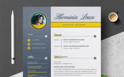 Herminia Lowe - CV-sjabloon