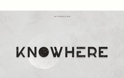 Knowhere teckensnitt