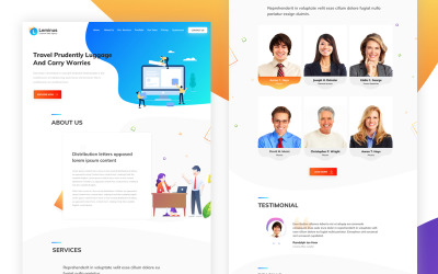 Leminus Web Agency素描模板