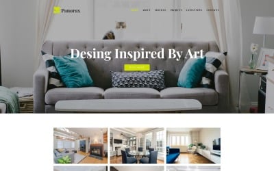 Panorax - Tema di WordPress Elementor moderno multiuso per l&amp;#39;interior design