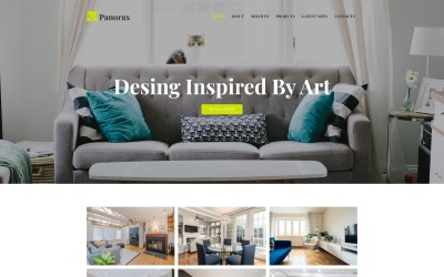 Panorax - Thème Elementor WordPress moderne polyvalent de design d'intérieur
