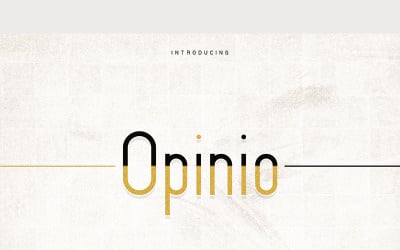 Opinio Font