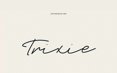 Trixie typsnitt