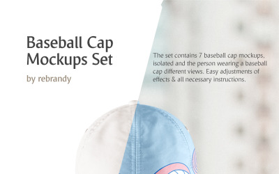 Baseball Cap Set product mockup