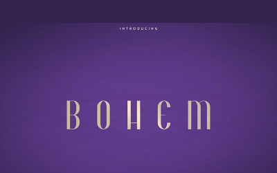 Bohem typsnitt