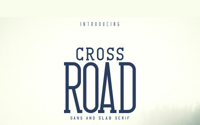 Carattere Crossroad