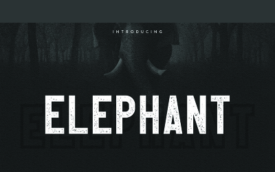 Carattere di elefante