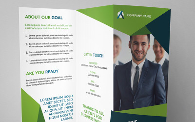 Creative Trifold Business Brochure - Corporate Identity Template