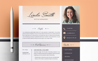 Modelo de currículo de Linda Smith