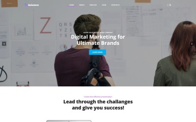 Oplossing - Creatief bureau Multifunctioneel modern WordPress Elementor-thema