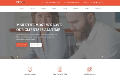 Proper-One Page Parallax №78064