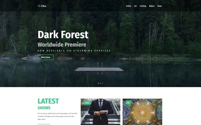 Reszponzív Eflex - Video Blog Multipurpose Classic Elementor WordPress sablon 78053