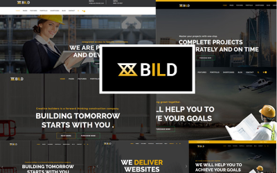 Bild | Byggnad, konstruktion Joomla 4 mall