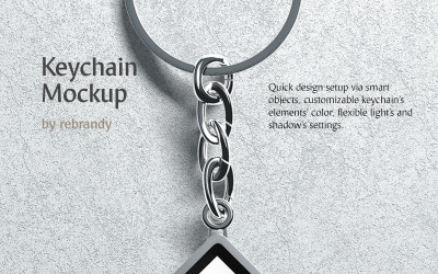 Keychain Product Mockup 78196