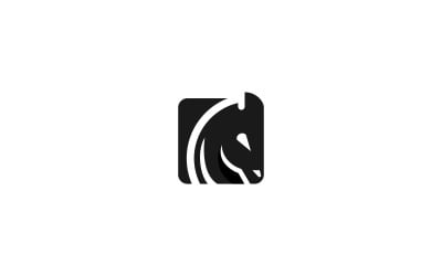 Koně Logo šablona
