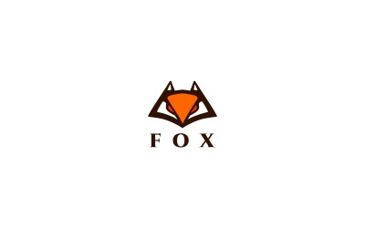Plantilla de logotipo de Fox