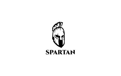 Spartansk varumärkeslogotypmall