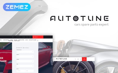 Autotune - Autók pótalkatrészei Tiszta Bootstrap e-kereskedelmi PrestaShop téma