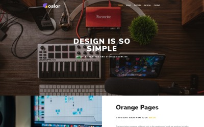 Goalor - Tema moderno multiuso WordPress Elementor da Agência Criativa