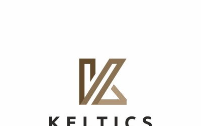 Keltics K Letter Logo Template
