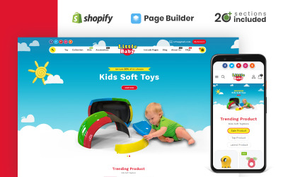 Little Baby Магазин детей и игрушек Shopify Тема