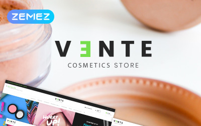 Responsive Vente - Cosmetics Store Clean Bootstrap Ecommerce Prestashop #78294