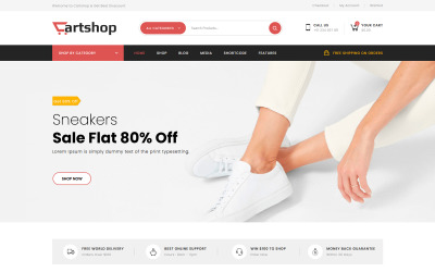 CartShop - Tema WooCommerce multipropósito de Mega Shop
