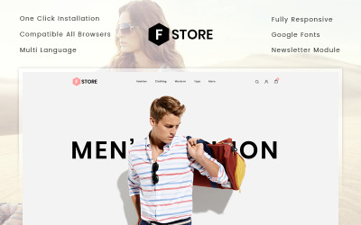 OpenCart Vorlage namens "FStore - Stylish Fashion Store" #78385