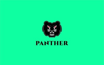 Panther logotyp mall