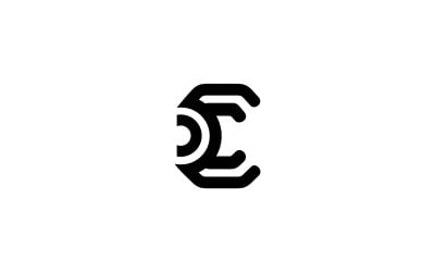 Plantilla de logotipo letra C