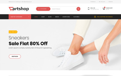 Responsive CartShop - Multipurpose Store WooCommerce Theme #78377