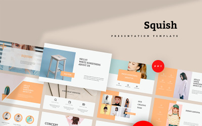 Squish PowerPoint template