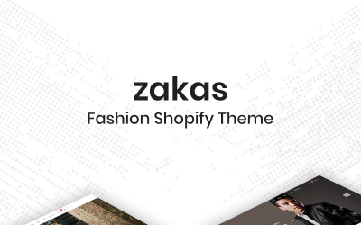 Zakas - Fashion Shopify Тема