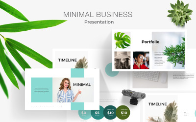 Minimal Sunum PowerPoint şablonu