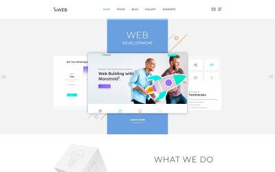 Responsywny szablon strony www InWeb - Web Development Studio Clean Multipage HTML5 #78469