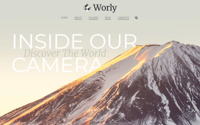 Worly - Tema moderno multipropósito de WordPress Elementor para fotografía