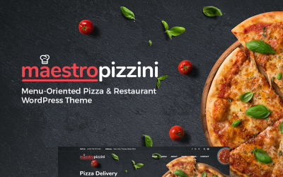 Bootstrap MaestroPizzini - Pizza & Restaurant Menu-Oriented WordPress sablon 78574