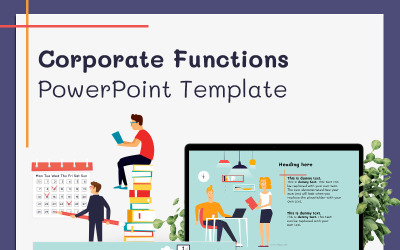 Plantilla PowerPoint de Funciones Corporativas