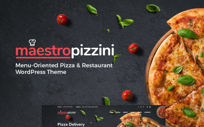 MaestroPizzini - Pizza & Restaurant Menüsü Odaklı WordPress Teması