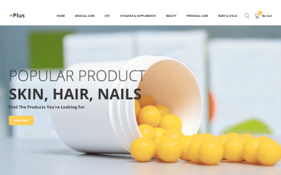 Modello OpenCart Responsive #78533 "+Plus - Medical & Healthcare Clean"