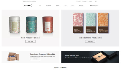 Packmack - Többoldalas tiszta Shopify téma