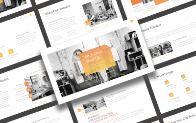 Pitchdeck PowerPoint sablon