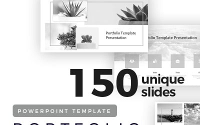 PowerPoint-mall för portfölj
