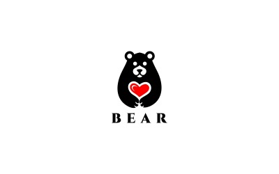 Bear Heart Logo Mall