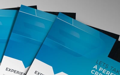 Folleto perfecto y limpio - Plantilla de identidad corporativa